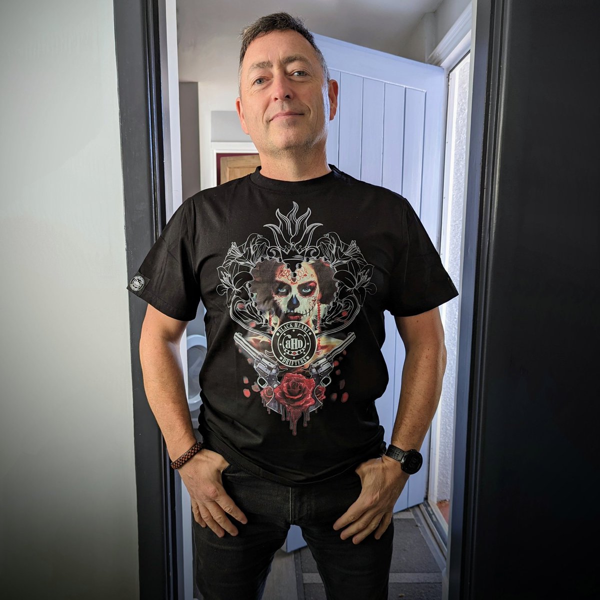 Black Heart Drifters teeshirts now available. Roll up, roll up, get 'em while they're hot!