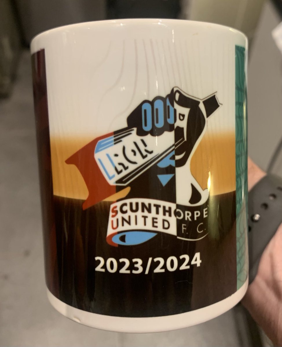My new mug arrived. Delighted 😁 thanks 🙏 ⁦<a href="/SUFCOfficial/">Scunthor(P)e United FC</a>⁩