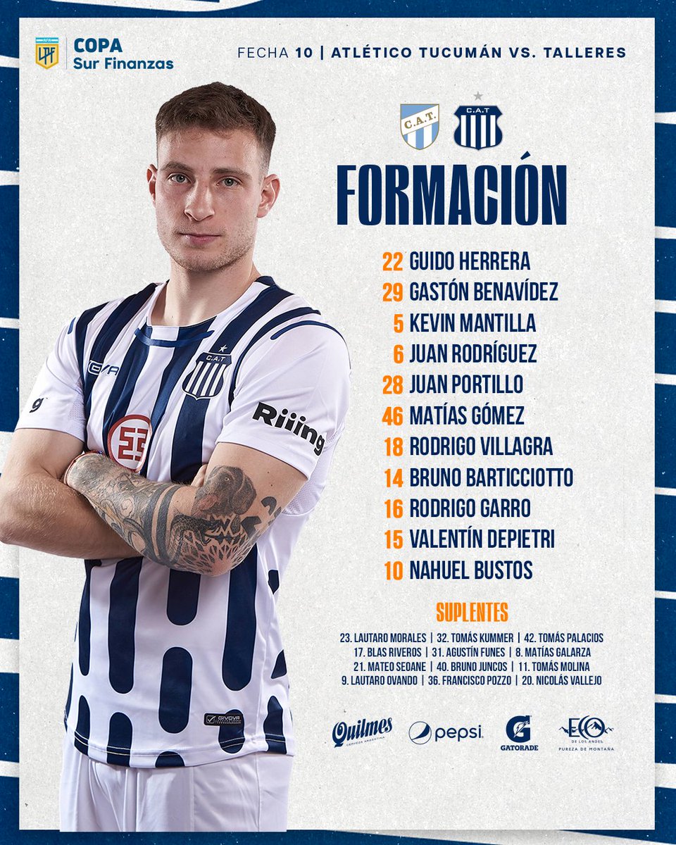 Club Atlético Talleres - #FútbolProfesional #PrimeraB Torneo Apertura Fecha  5 ¡Talleres juega el sábado! ⚽️ Recibimos a Los Andes 🤝 ¡Vamos rojo!💪  🇦🇹 YA ESTÁN A LA VENTA LAS ENTRADAS EN LA