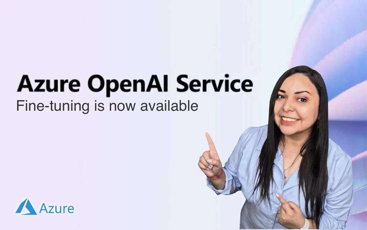 ivanatilca's tweet image. 🌟 Exciting News Alert! 🚀 Azure OpenAI Service
.
Introduction of fine-tunable models: GPT-3.5-Turbo, Babbage-002, and Davinci-002. 💡✨
.
🔥 Read more here: linkedin.com/pulse/fine-tun… #ai #azuremachinelearning #azureopenai
