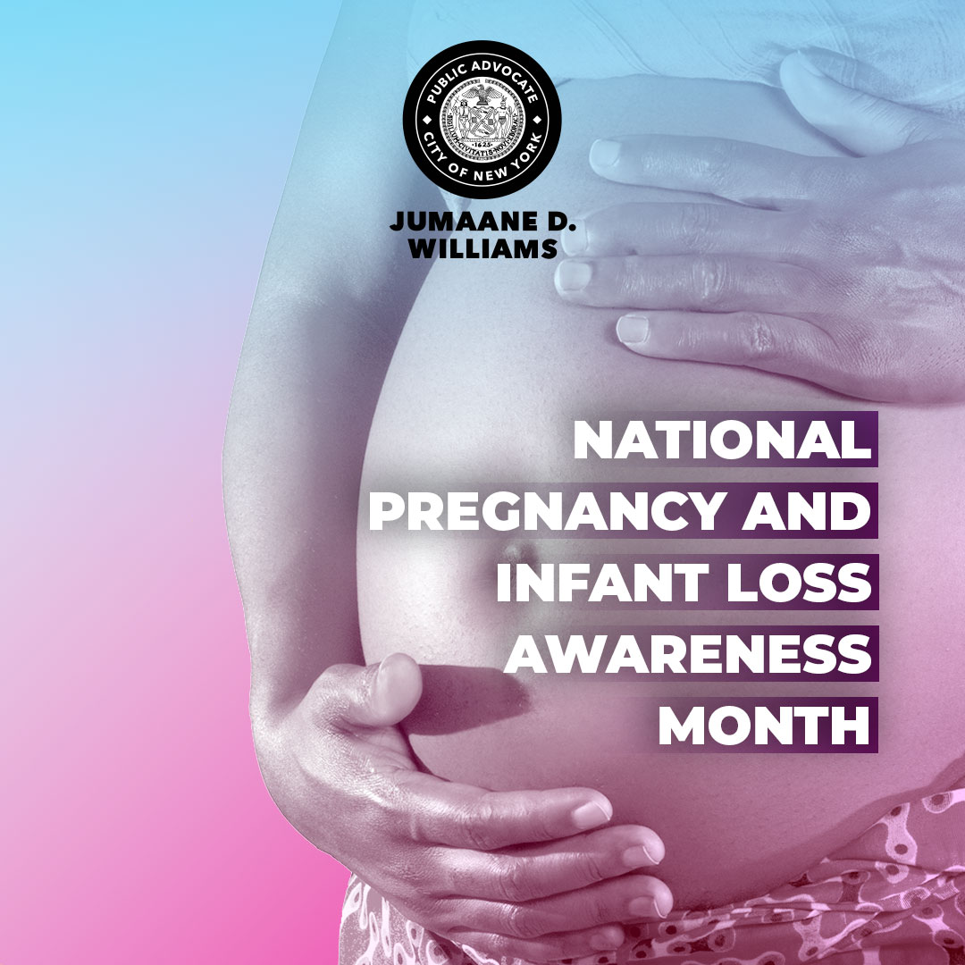 For all New Yorkers who've experienced pregnancy and infant loss, we see you and we support you.

We will keep fighting for healthy pregnancies and birth outcomes for all, working to end the stigma and silence around miscarriage.

#BirthEquityNYC #PregnancyAndInfantLossAwareness
