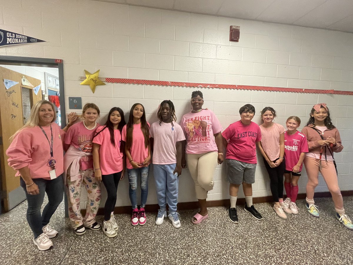 On Wednesday, <a href="/Landstownms/">Landstown Middle</a> wears PINK!