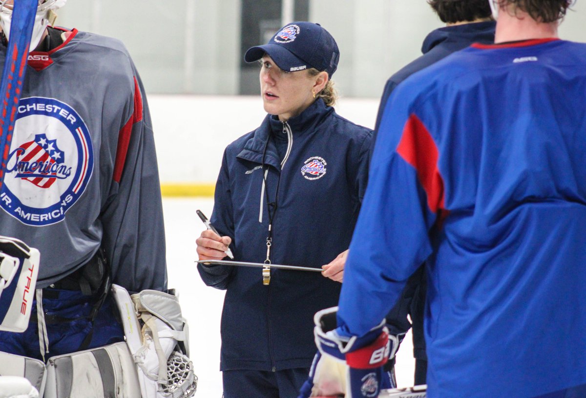 JrAmerksNAHL's tweet photo. One of our core values: compete. 👊🏼

The Jr. Amerks continue to battle it out in practice ahead of this weekend. #LetGetRowdy https://t.co/lD6CeYQxQA