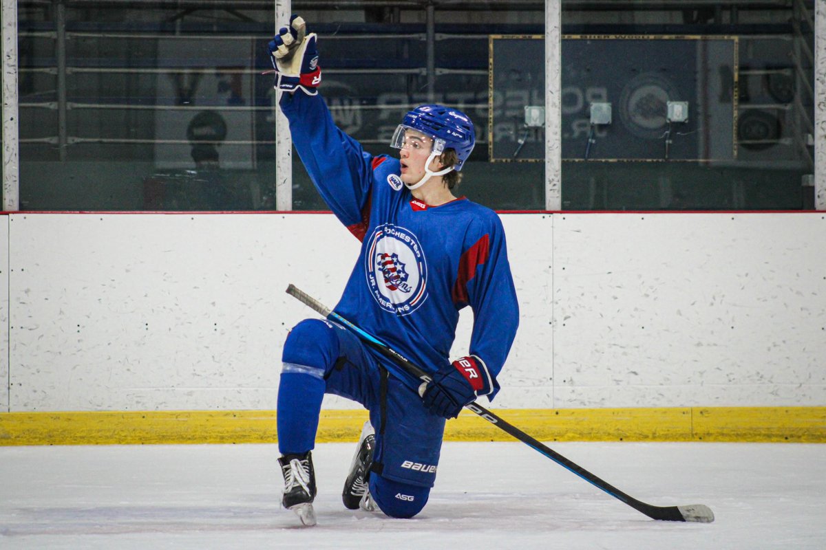 JrAmerksNAHL's tweet photo. One of our core values: compete. 👊🏼

The Jr. Amerks continue to battle it out in practice ahead of this weekend. #LetGetRowdy https://t.co/lD6CeYQxQA