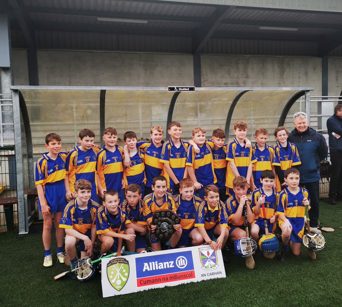 Thd Dernakesh team, winners of Division 2 Hurling final 2023. Comhghairdeachas! <a href="/CavanCoBoardGaa/">Official Cavan GAA</a> <a href="/cnambnaisiunta/">Cumann na mBunscol</a> <a href="/AllianzIreland/">Allianz Ireland</a>