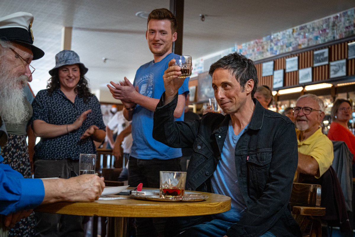 StillStandingTV's tweet photo. Would you dare shoot the Sourtoe Cocktail? Head to CBC Gem to watch Jonny’s lips touch that gnarly toe! 🥃🦶🫢 https://t.co/NMlJeJK6Fv