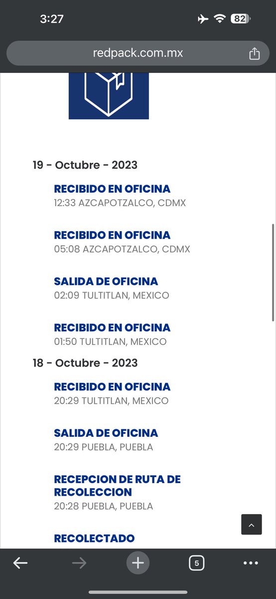Sari9302's tweet photo. @REDPACK_mkt Primero respondan a los reportes que se ponen por retrasos y nada de avance en los estatus de los rastreos !!!! https://t.co/TXBd8paXPi