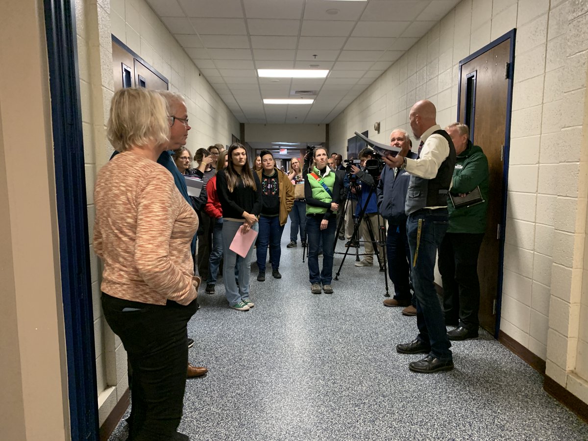 RochesterCTC's tweet photo. Special thanks to Minnesota House of Representatives Capital Investment Committee members for visiting campus today and seeing first-hand how vital our Heintz Center renovation project is to students and our economy. We appreciate your support. @minnstateedu #mnleg #mnhouse https://t.co/GhT2f4wXoJ