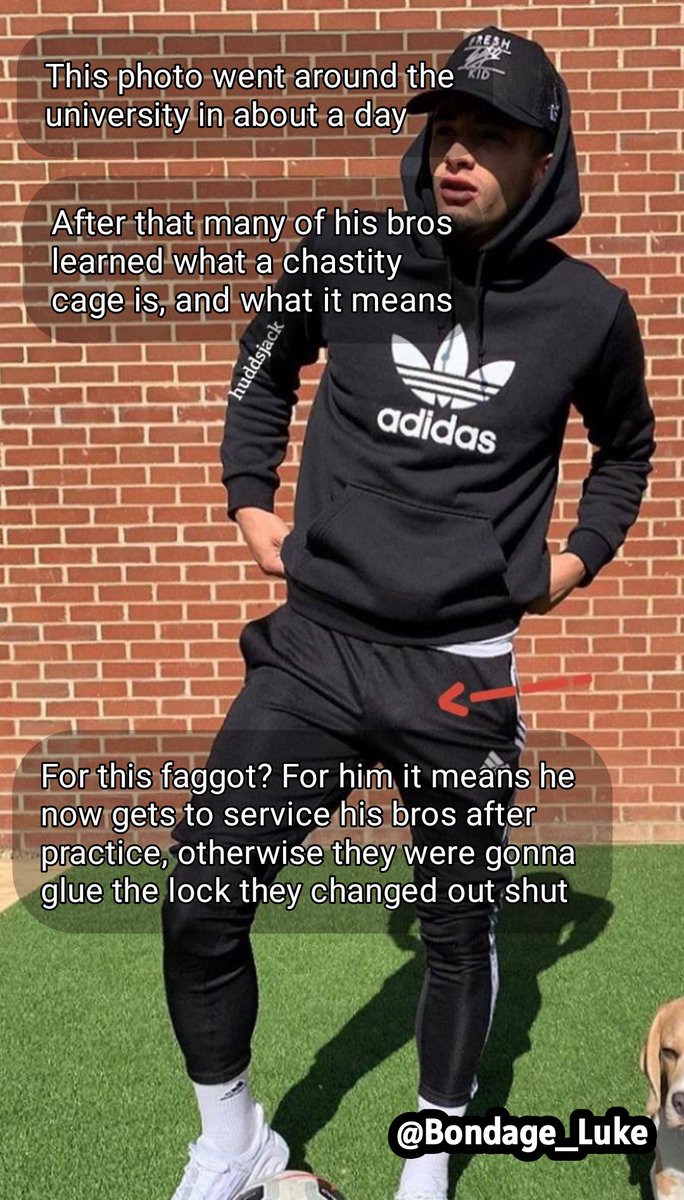 Your worst fear when wearing a cage is that people can see the outline of it. Two ways to prevent that:

1. Wear baggy enough clothing. Jeans are good!

Or 2. You can just wear a smaller cage! Every good boy should eventually be so small that the balls are bigger then the cage...