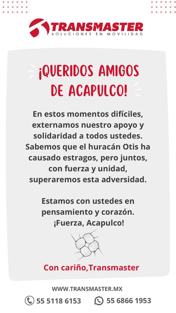 TransmasterMx's tweet photo. #FuerzaAcapulco #AcapulcoOtis
#Otis #Huracan #HurricaneOtis https://t.co/pY14KsDxid
