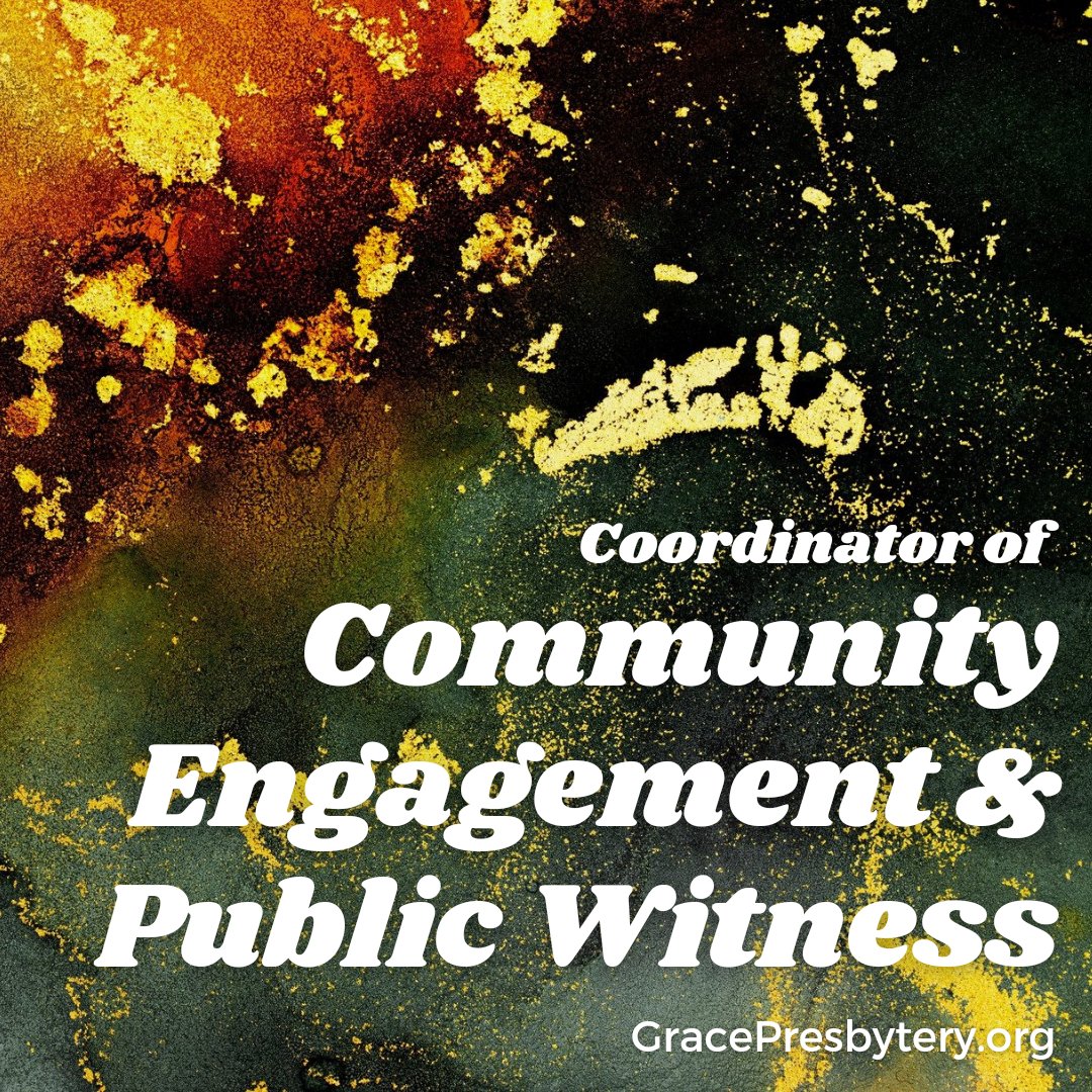 We're looking for a person to serve as the relational and administrative “hub” for the work of Grace Presbytery in the areas of mission, justice, and public witness. Learn more at:
gracepresbytery.org/job/coordinato…
#pca #christian #job #jobsearch #hiring #texasjobs #dfwjobs #community