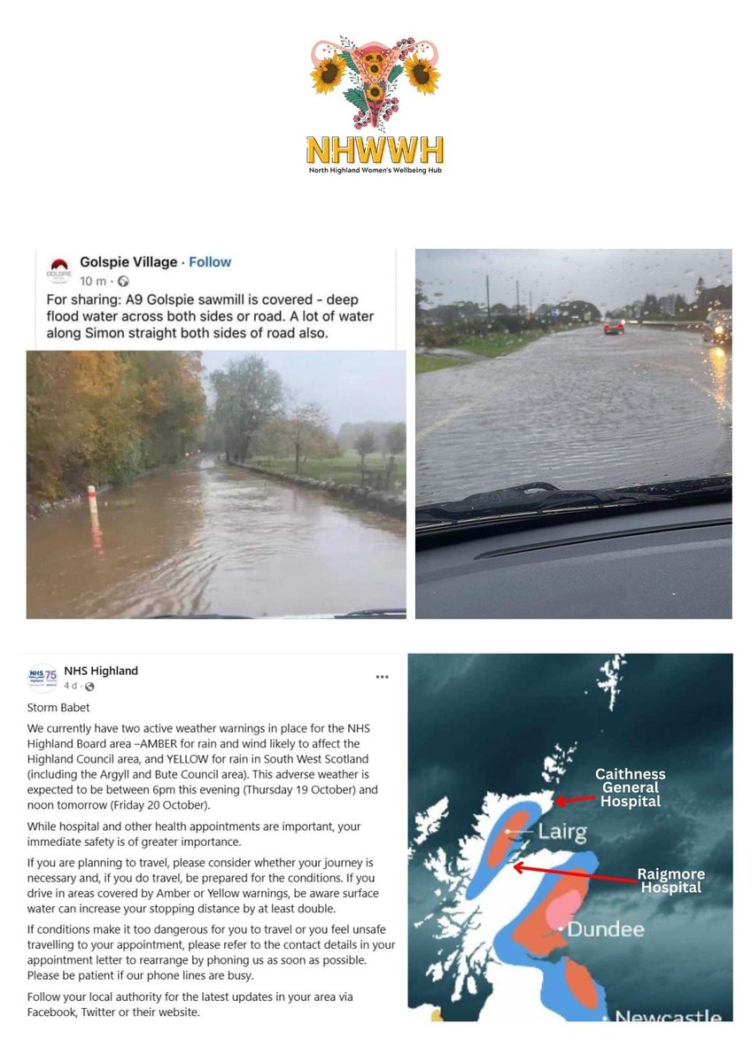 Ironically when we publish this letter tonight the A9 north is again closed (hope everyone is ok) Caithness women deserve better. We are entitled to better <a href="/RebeccaWymer/">Rebecca Wymer | Nutritionist | NHWWH</a> #WomensRights #WomensHealth