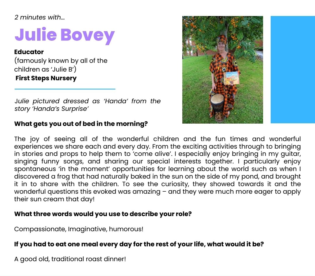 Our amazing Julie B made a special appearance in the @RDUH_Facilities newsletter this month :)