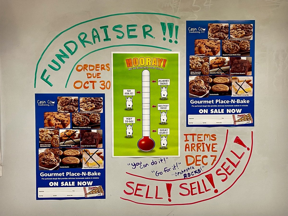 The Hendrick MS Fundraiser is in full swing and ends OCT 30! Order your cookie dough now for delivery on DEC 7! Yum!