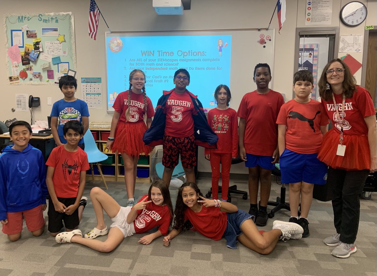 Loved all the red for Red Ribbon Week!