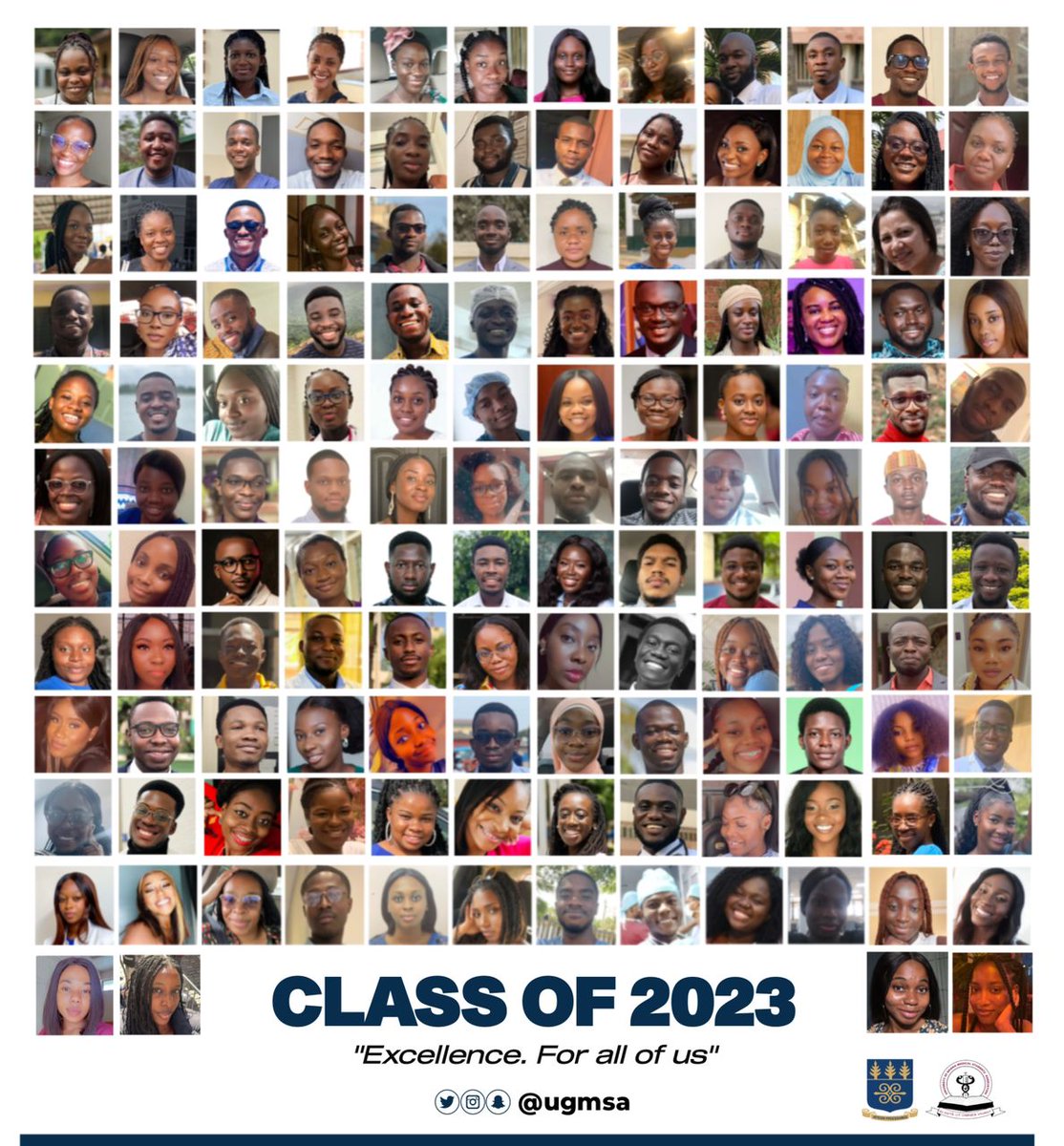 Introducing…UGMS Class of 2023
Embarking on your final journey together, armed with knowledge, determination, and unwavering camaraderie. 
Ready to conquer the challenges that lie ahead.
 #FutureDoctors 🩺📚✨