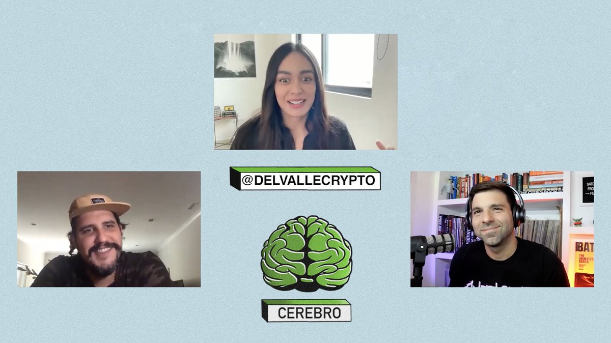 Mañana venimos con un episodio súper interesante! 🎙

<a href="/delvallecrypto/">Daniela</a> nos cuenta su experiencia siendo parte del team de <a href="/proof_xyz/">PROOF</a> como Senior Product Designer.

¡Ansiosos de compartirla con ustedes! 🧠
<a href="/mauricioostos/">Mauricio Ostos</a> <a href="/TopoMaseda/">Topo Maseda</a> <a href="/ikorma/">IKORMA👁 ᵍᵐ🧠</a>