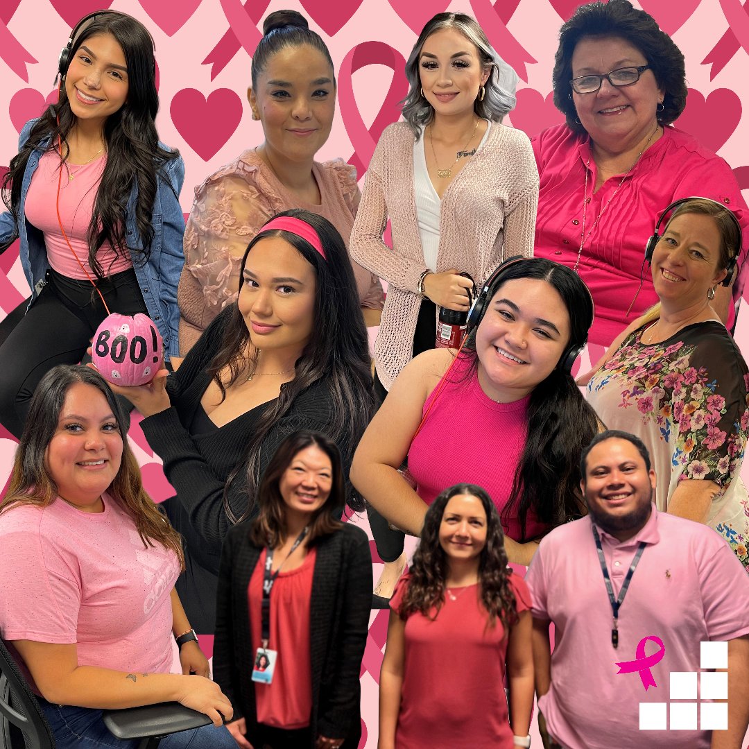 ¡Los miércoles nos vestimos de rosa para el Mes de Concientización sobre el Cáncer de Mama! 🎀💗