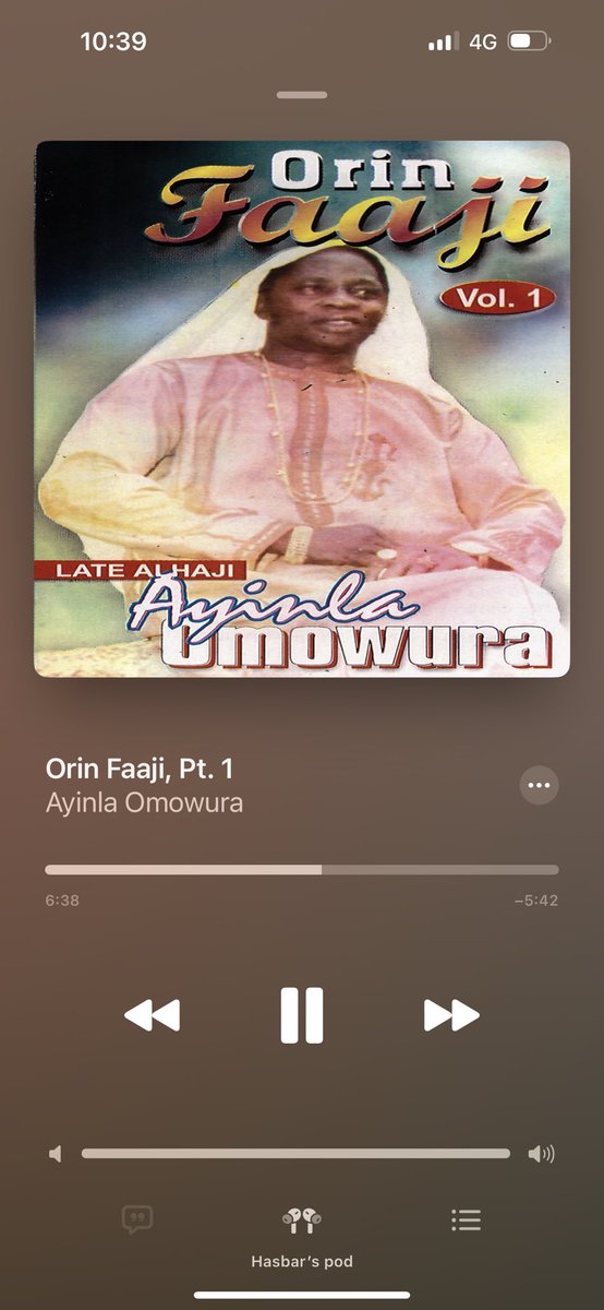 Ayo_nutts's tweet photo. There’s nothing like listening to Ayinla Omowura after doing well with madam in the other room https://t.co/UBGtkA6Tbt