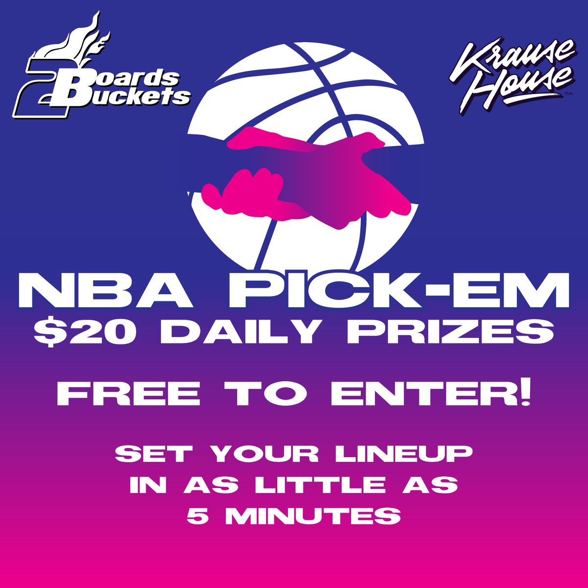 Boards2Buckets's tweet photo. 🏀 WIN $20 IN DAILY PRIZES!🏀
✅ FREE to enter.
⌛️ Takes less than 5 minutes.
📅 Available every NBA Game day!
 
🎟️ Click the link below to enter! 🎟️
➡️ https://t.co/vKPnQOSB0f

📺 Watch &amp; Earn more tonight with us! 📺
⏰ 7pm EST
➡️ https://t.co/eypG7L96pd

#NBATopShotThis #NBA https://t.co/d6bZUxQcrf