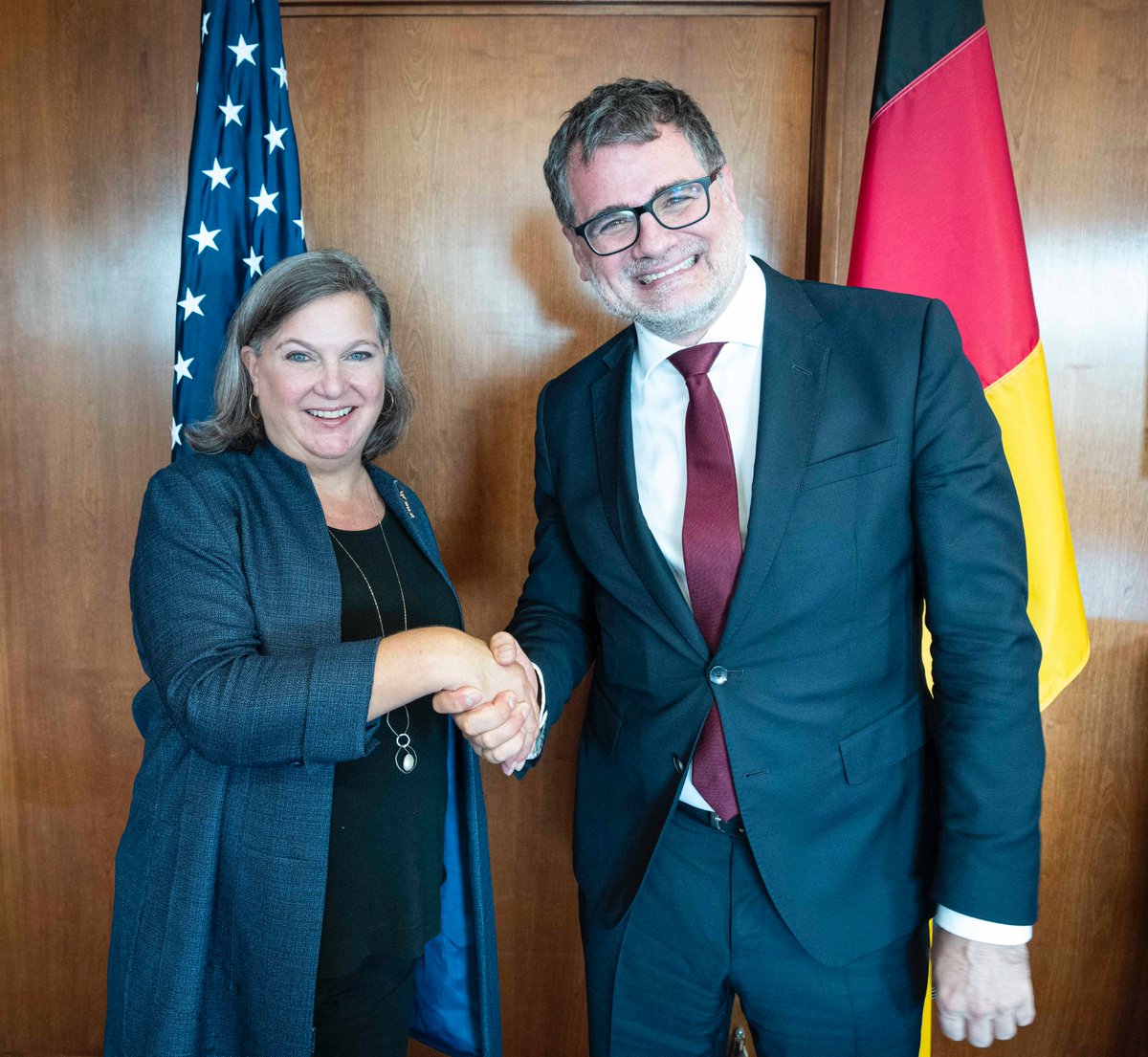 Great meeting with Head of the German Chancellery Wolfgang Schmidt. U.S. and Germany stand together on all the most pressing global issues.