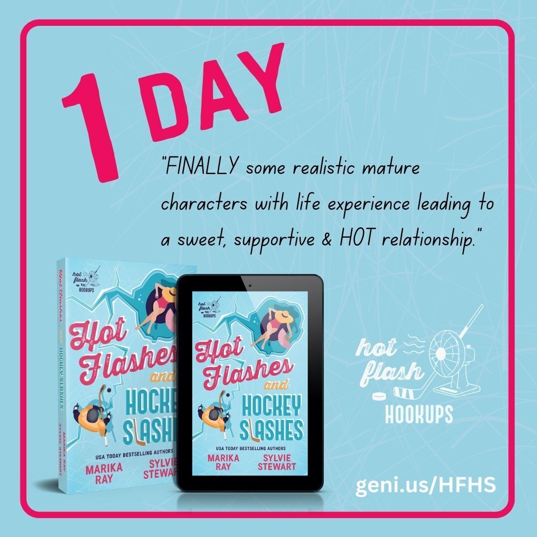 IS IT TOMORROW YET?????

The reviews are pretty much making us cry, people 😭 ❤️

#overfortyromance #hotflashhookups #hockeyromance #fakedating #newrelease #steamyromcom