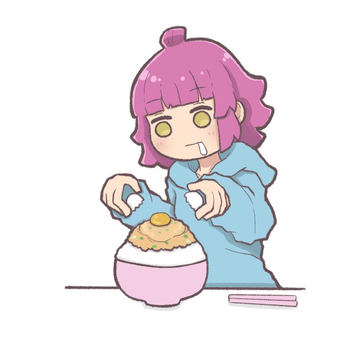 「rice bowl short hair」 illustration images(Latest)