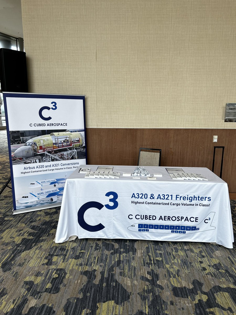 MikeMcConnellTX's tweet image. Ready for @CargoFacts symposium in San Diego! #Airbus #P2F #aircargo #A320 #A321