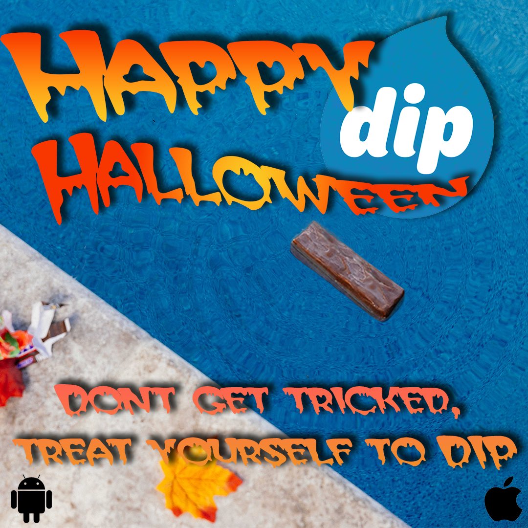 TheDip_App's tweet image. This #Halloween don’t get tricked, treat yourself to Dip! 
Notifications, reports, payments &amp;amp; more! Available for iPhone and Android! #poolservice #poolowner
