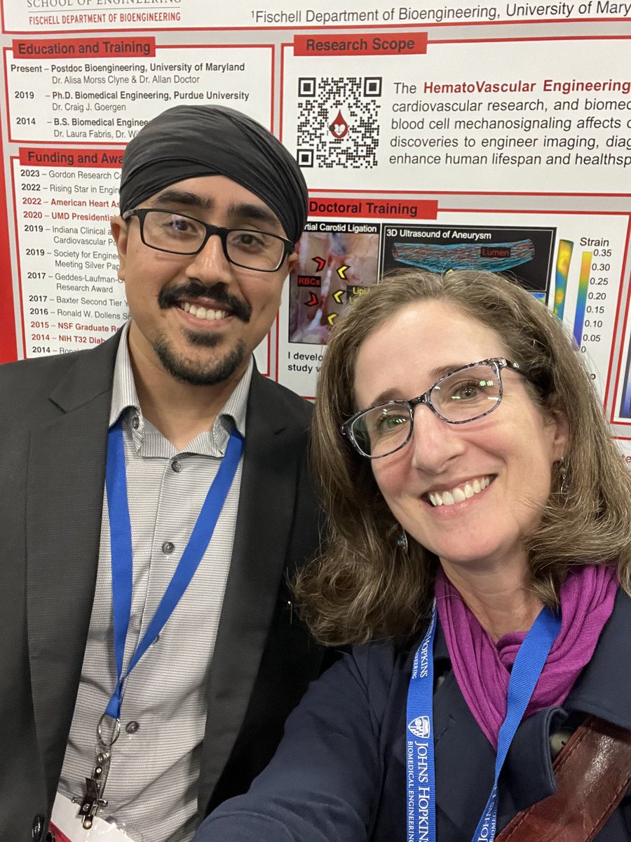Who’s my favorite future faculty? It’s Gurneet Sangha! He’s made the most of every opportunity available to trainees from disadvantaged backgrounds. Catch him next at the CMBE meeting in San Juan. #BMES2023Memories ⁦@BMESociety⁩ ⁦@BmesDiversity⁩ ⁦@CMBE_BMES⁩