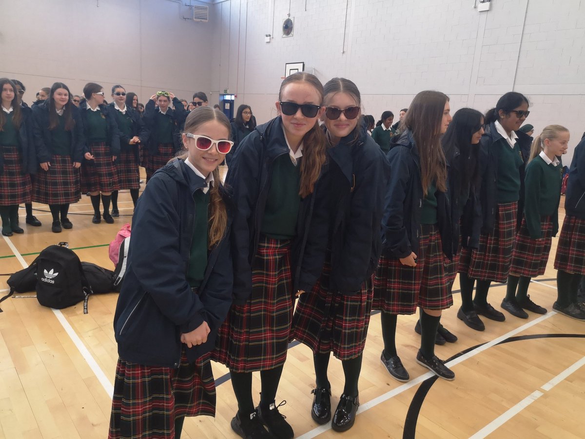 anne_maddock's tweet photo. Spreading the message that "It's Cool To Be Kind" today for Anti-Bullying and Friendship week @StJosephsLucan with everyone in sunnies... Positive vibes all round 😎 https://t.co/DIJXPAMmwc