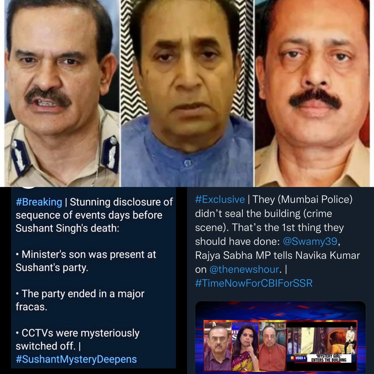 vinodku45943290's tweet photo. CBI Interrogate PBS InSSRCase

#ArrestParambirsingh 

@CBIHeadquarters @Copsview 

#JusticeForSushantSinghRajput https://t.co/CfpJ24BApy