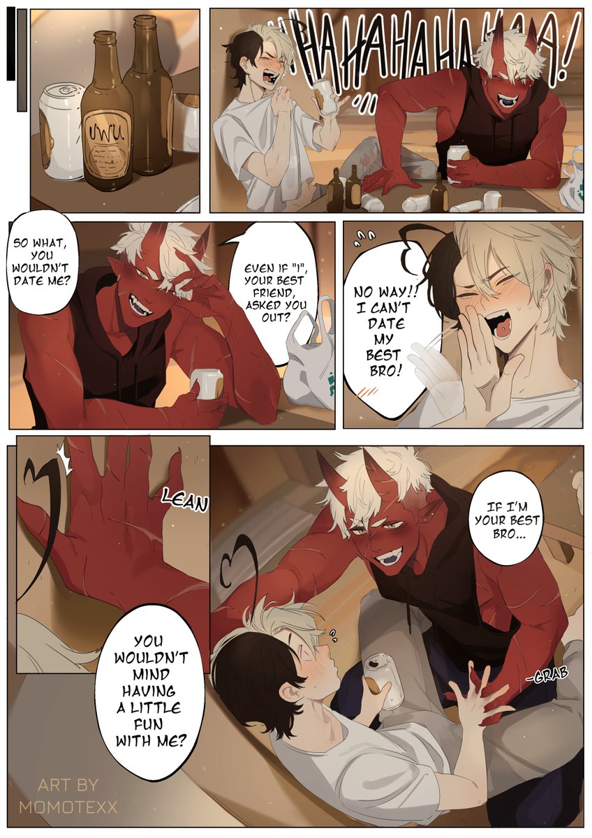 Momotexx's tweet photo. One day i will continue this comic💤 https://t.co/Vucv822M6w