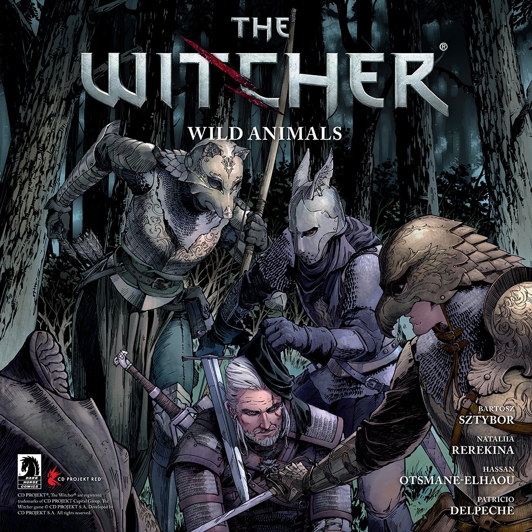 Geralt is taken deep into the forest to meet the mysterious leader of the animal clan in issue #2 of The Witcher: Wild Animals: bit.ly/3Md0UHi By @sztybor_writes, Nataliia Rerekina, Patricio Delpeche, @HassanOE. Variant covers by Manuele Fior, @BarbarianLord, @sarakipin