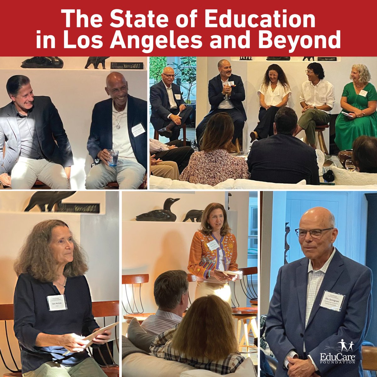 educare_fdn's tweet photo. Last Sunday, brilliant minds and hearts planted seeds of promise and support for our students. Thanks, Supt. Alberto M. Carvalho, Dr. Pedro Noguera, Sara Nichols, Susan Saltz & guests!
#EduCare #Heartset #Afterschool
@LAUSDSup @PedroANoguera @GPSN_LA @BirminghamCHS @USCRossier https://t.co/YH5Z1ezr9L