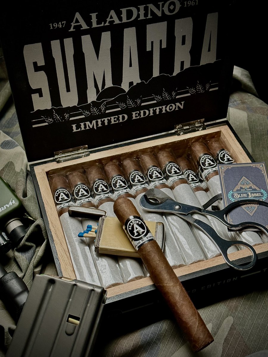 Aladino Sumatra Limited Edition! #aladinocigars #bluelabelcigarlounge #limitededition #cigar #cigarphotography #cigarlife #cigarsociety #cigarlover