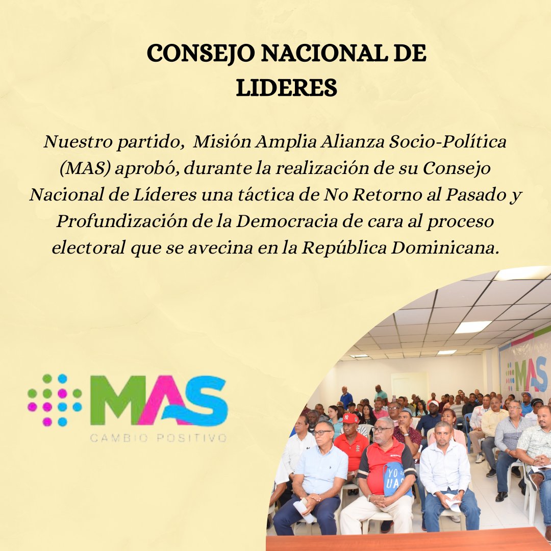 No Retorno Al Pasado  es una táctica aprobada por nuestro Consejo Nacional de Líderes. El partido realizará alianzas con otras organizaciones alineadas a nuestra visión, para colocar nuestros candidatos en pos de proyectar nuestro proyecto.

#democracia #NoAlPasado