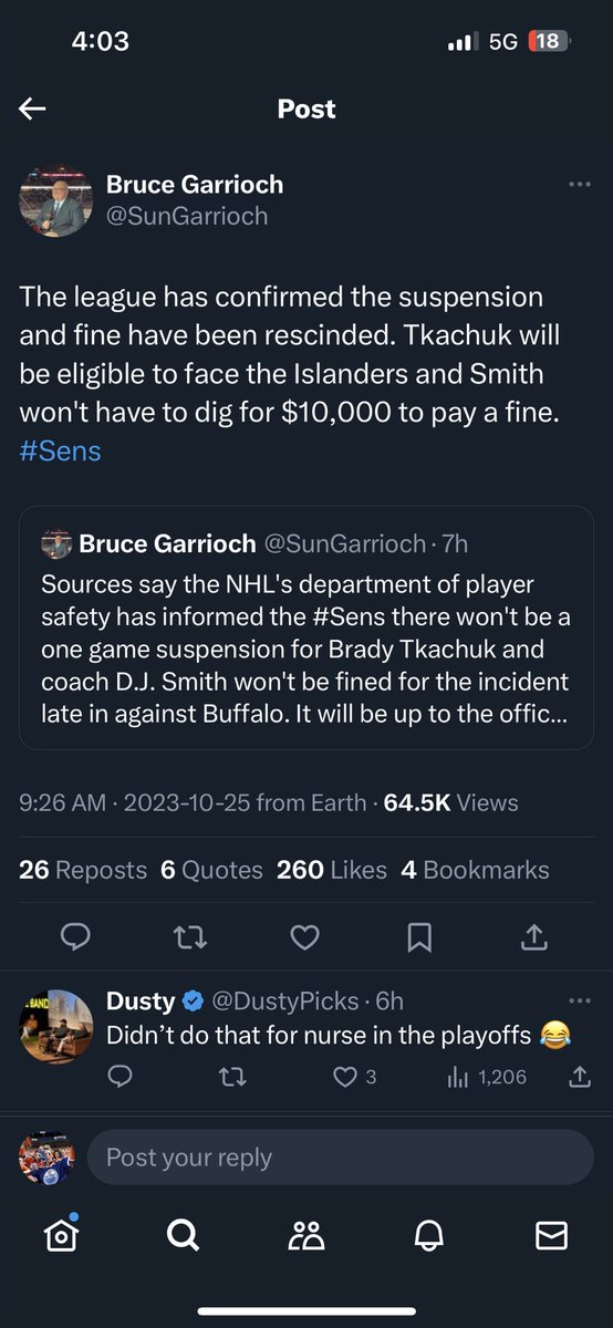 He was not suspended sir. Also the original suspension was for instigating. Please do your part and know the facts before coming at me you old rat fuck. 

Have a nice evening.