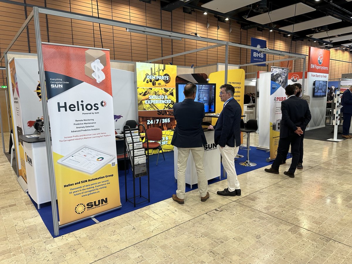 SUN_Automation's tweet image. SUN representatives are excited to be attending FEFCO&apos;s 2023 Technical Seminar in Lyon, France! We hope you get a chance to stop by our booth #96 &amp;amp; #105 throughout the week to learn more about our latest innovations in the corrugated industry!