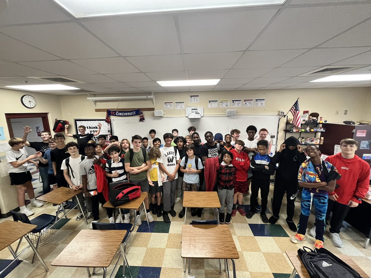 Mr.Wuest (@mr_wuest) on Twitter photo Year 5 of Boys Club, what a great turn out for the first meeting! It has always been a blessing to see these young men grow in the classroom and outside of it! Today we played some football and discussed expectations! #WEareLakota <a href="/PlainsFirebirds/">Plains Junior</a> <a href="/LakotaDistrict/">LakotaLocalSchools</a> Year 5 of Boys Club, what a great turn out for the first meeting! It has always been a blessing to see these young men grow in the classroom and outside of it! Today we played some football and discussed expectations! #WEareLakota <a href="/PlainsFirebirds/">Plains Junior</a> <a href="/LakotaDistrict/">LakotaLocalSchools</a>