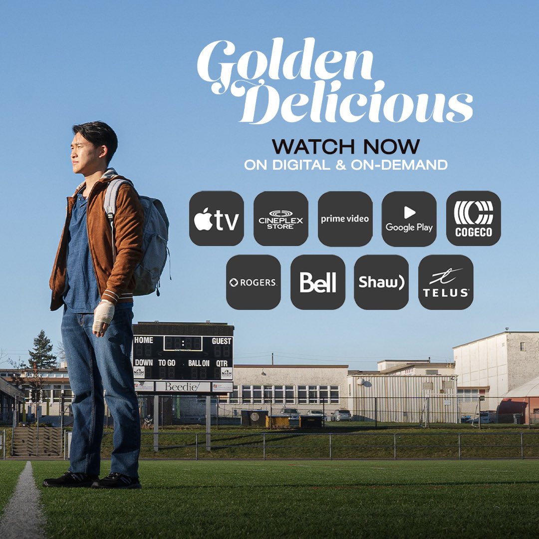 Golden Delicious, my first feature that I directed, is now available to buy or rent in Canada! @gd_film @vortexmediainc @Telefilm_Canada @DGCTalent #goldendeliciousfilm #goldendelicious #goldpride #lgbtq #gayasian #canadian #cinema #queer #comingofage #queerfilm #asiansonfilm