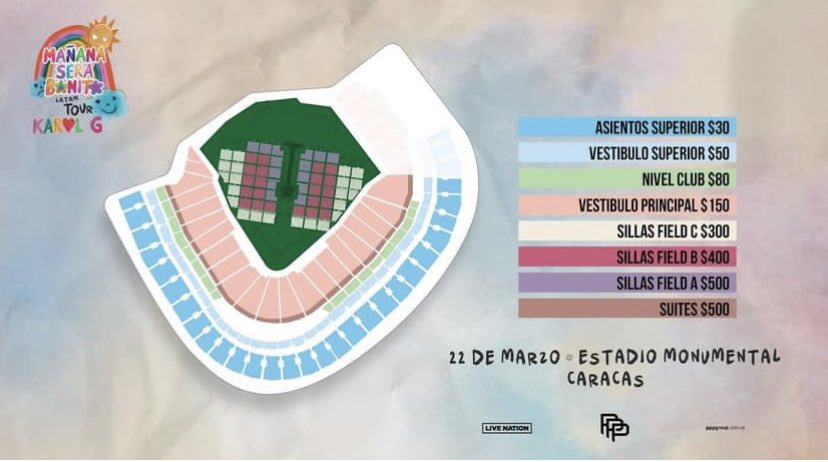 EnPopVe's tweet photo. 🚨 #ATENCION | SE ACABÓ LA ESPERA 

CONOCE LOS PRECIOS OFICIALES AL MAÑANA SERÁ BONITO TOUR DE KAROL G, EN EL ESTADIO MONUMENTAL SIMÓN BOLÍVAR DE CARACAS 🏟️

A partir del 1Nov a través de @Ticketmundo_ve https://t.co/GBC7hxi8OF