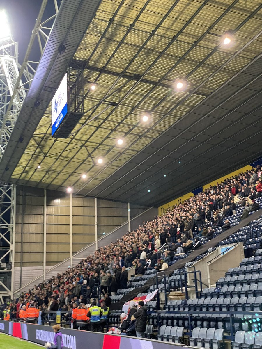 Safe journey home to the 1581 #SaintsFC fans who made the trip up to Deepdale tonight, tremendous effort that’s more than most bring on a Saturday 👏🏻 @SaintsfcCop