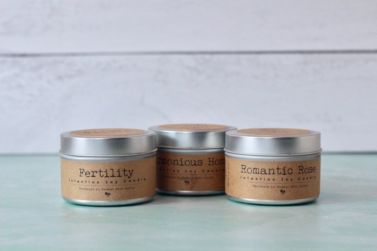 AlohaElixir's tweet photo. With a wide range of candles to choose from, #AlohaElixir Intention Soy Candles will cleanse your environment and amplify your intentions. https://t.co/ChzDoav6M8
