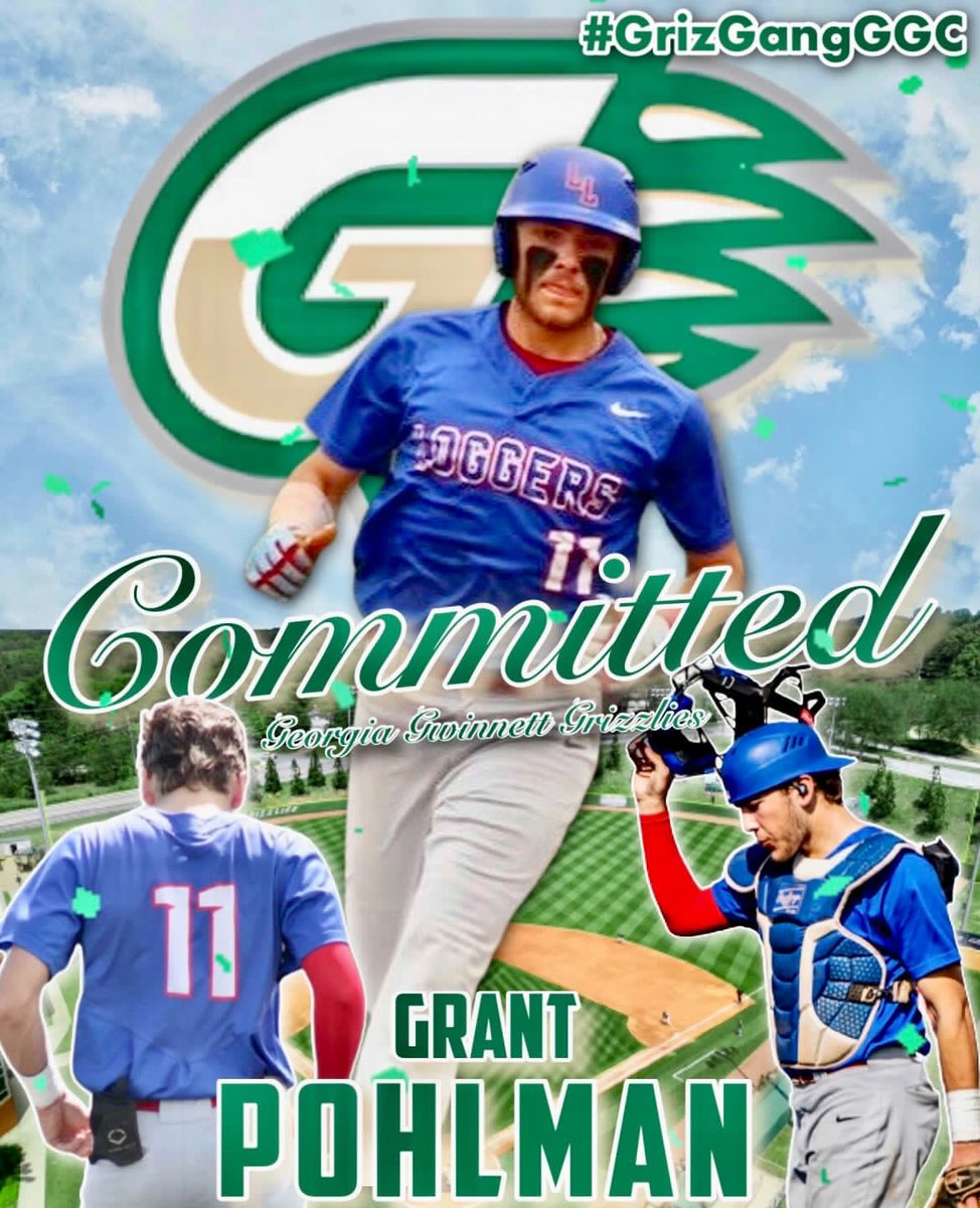 GrantPohlman's tweet photo. The journey continues… IL➡️GA

I’m extremely honored and blessed to announce that I will be continuing my academic and athletic career at Georgia Gwinnett College! I’d like to thank God, my family, and @loggerbaseball @rriggle for helping get where I am today.
#GrizGangGGC https://t.co/4q7uqEMCV1