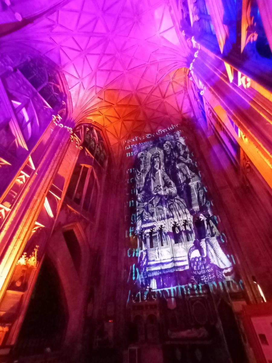 TielessAnt's tweet photo. Finally saw the beautifully immersive #LightEternal by @luxmuralis at @GlosCathedral this evening.
There are still tickets left, so book up now to witness the most captivating display of history, architecture and manuscripts that Edward II has ever seen.
https://t.co/dWbwUpd4ov https://t.co/Q1iznP83ay