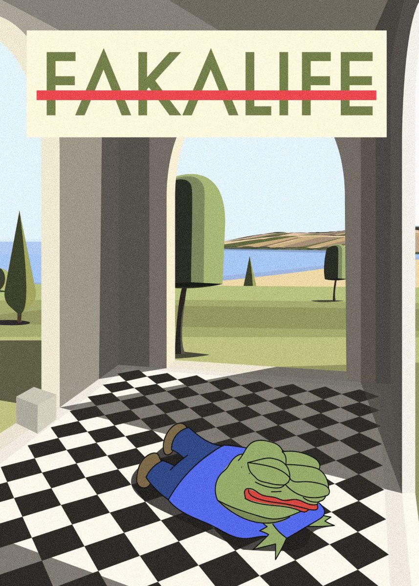 Fake <a href="/EmblemVault/">Emblem Vault</a> bot

FAKALIFE
Series 7 Card 43
by <a href="/GrantYun2/">Grant</a> 

SOLD for 1 ETH via Fake Rare Curated Collection 

etherscan.io/tx/0x30474144f…
#Frogtober <a href="/FAKERARES_XCP/">🐸🐸🐸FAKE RARES🐸🐸🐸</a>