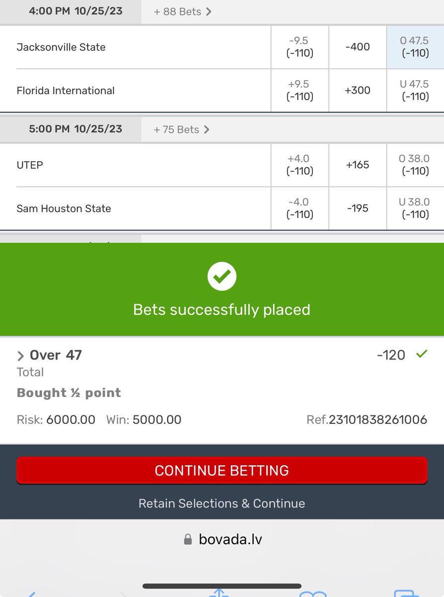 TweetyFades's tweet photo. 5* #NCAAF (4:00PM)

🏈JSU/FIU Over 47 (-120)
Jacksonville State plays at a very high pace (2.93 snaps per minute) and because they played so badly in their last game I think the offense will get it going against FIU tonight. Models have 48-50 points combined.

Good luck!
#VIPS⭐️ https://t.co/bKUIf8R61O