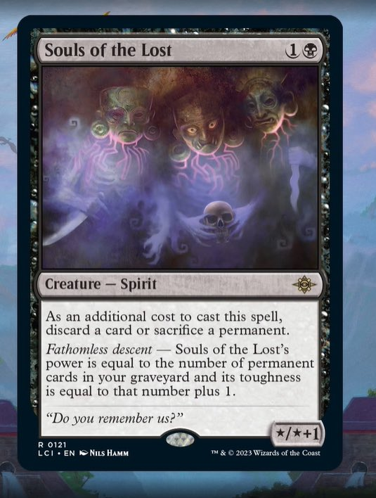 Okay, this card is cracked in Dredge! (unless it isn't, but the spoiler  season is to hype stuff + it looks super solid as a discard outlet combined  with becoming an enormous