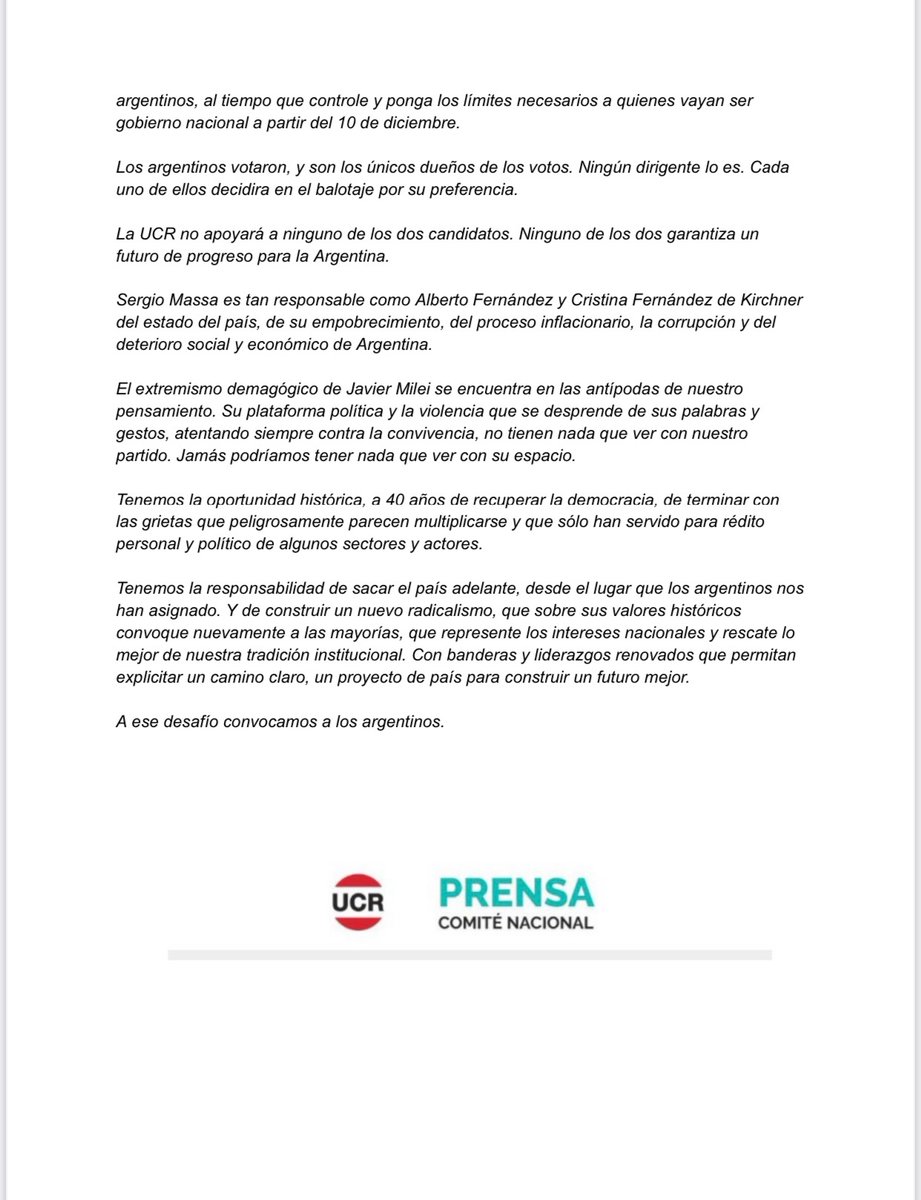 Comunicado UCR👇🏼